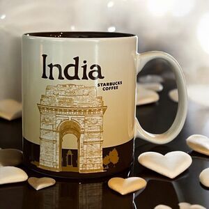 Starbucks India City Mug 2015 16 oz Coffee Cup City Collector Series EUC No Box